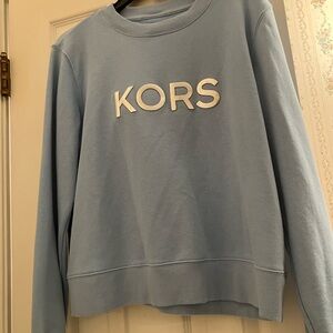 Michael Kors Sky Blue Crew Neck Sweatshirt